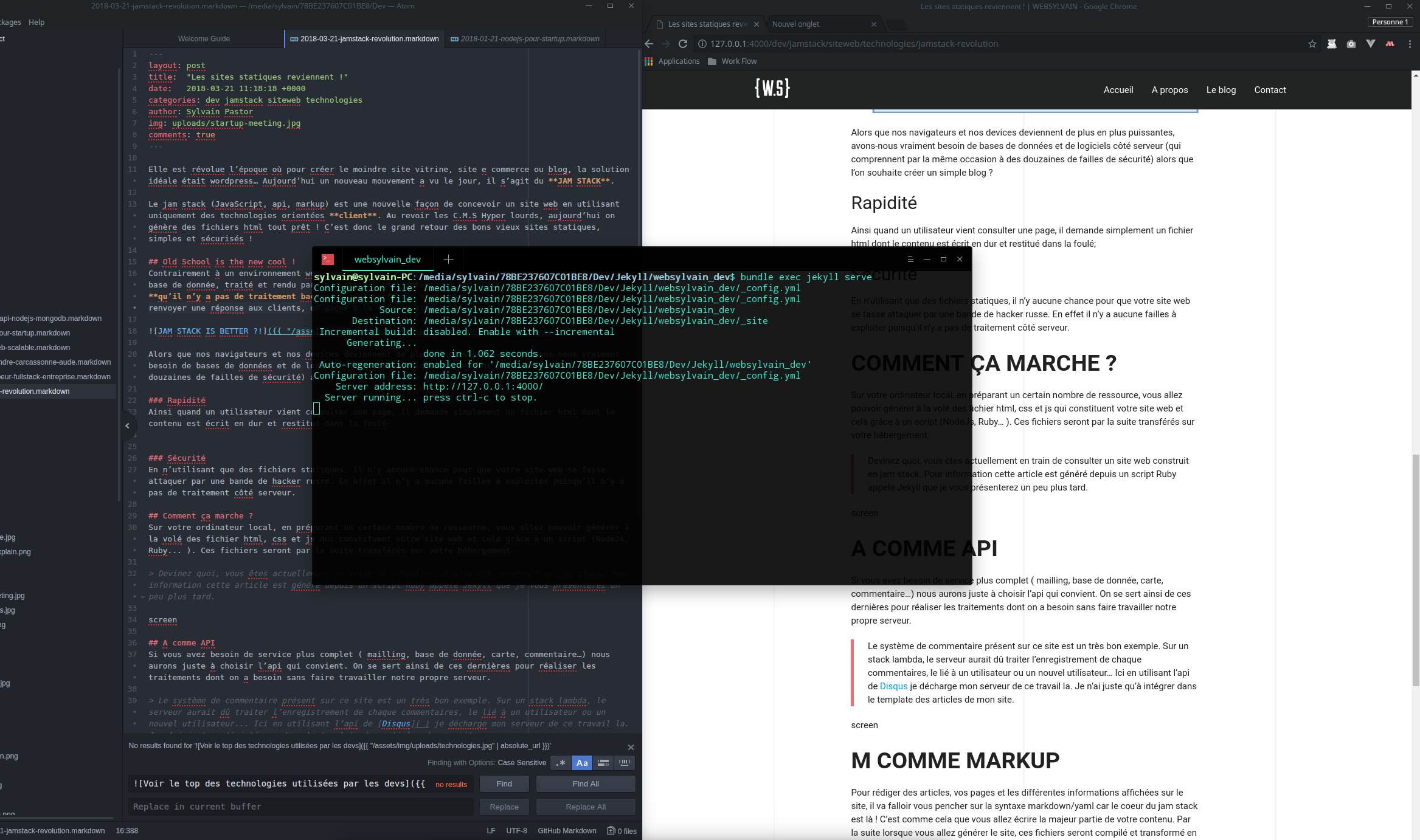 Jekyll screenshot